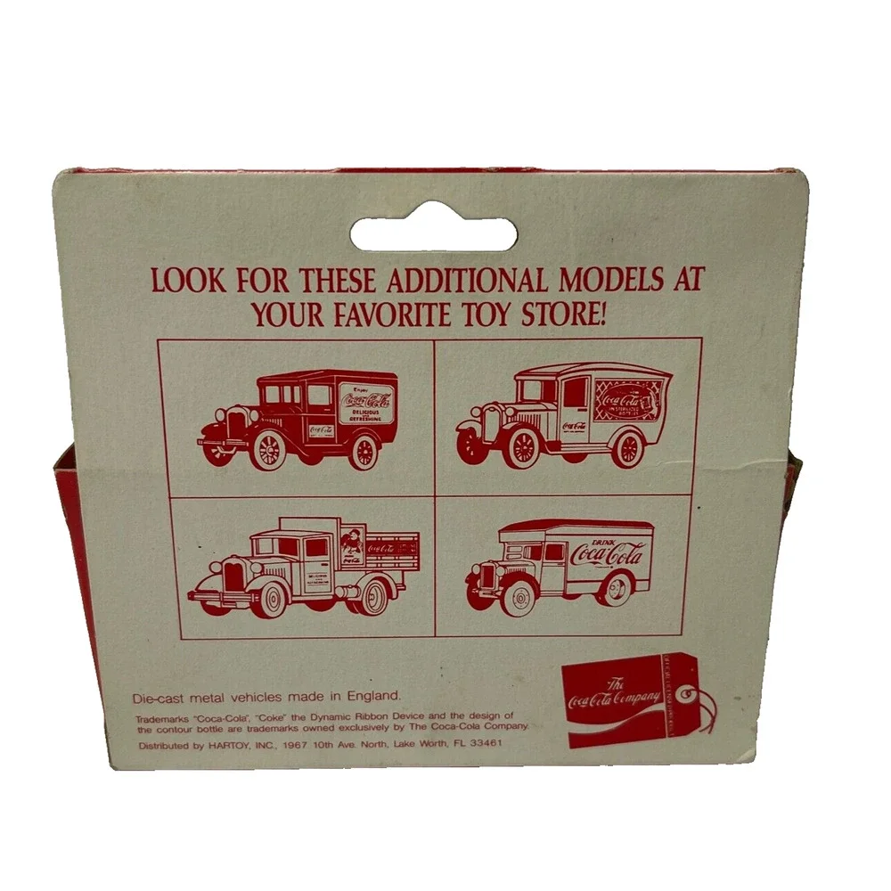 Die-Cast Metal Toy Vehicle "Keep A Case Coca Cola in Your House" Delivery Truck - Picture 3 of 11